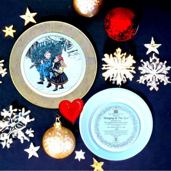 The Ghent Collection l “Bringing In The Tree” l Plate 1261 l First Issue 1979 - Picture 3 of 8